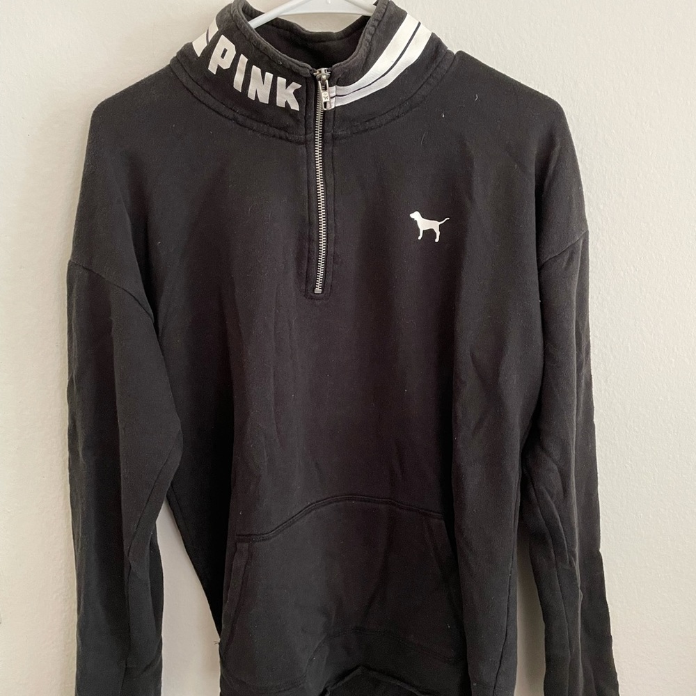 PINK Victoria’s Secret Quarter-Zip Sweatshirt